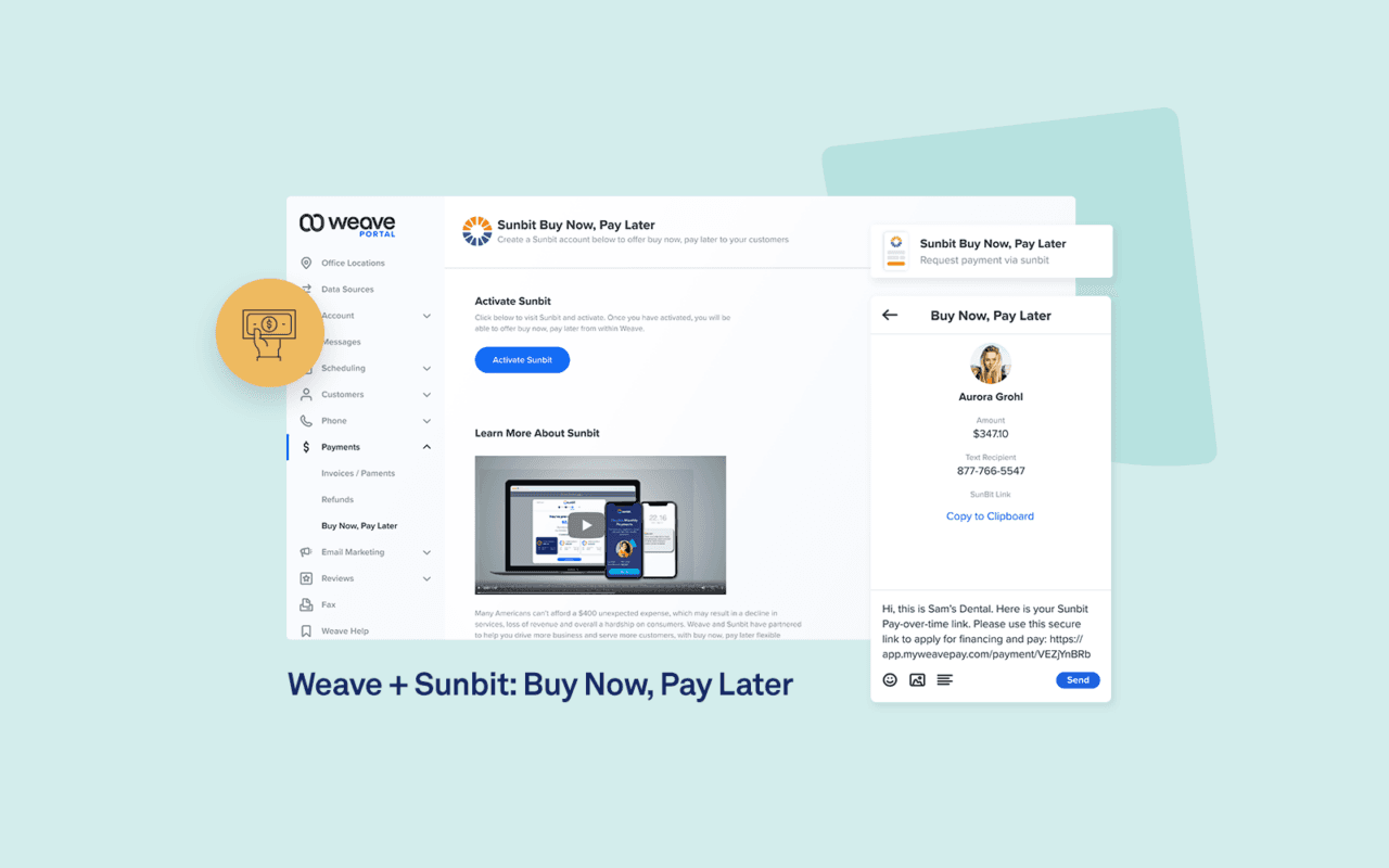 Weave Adds Buy Now, Pay Later Offering to Streamline Payments in Small Healthcare Practices